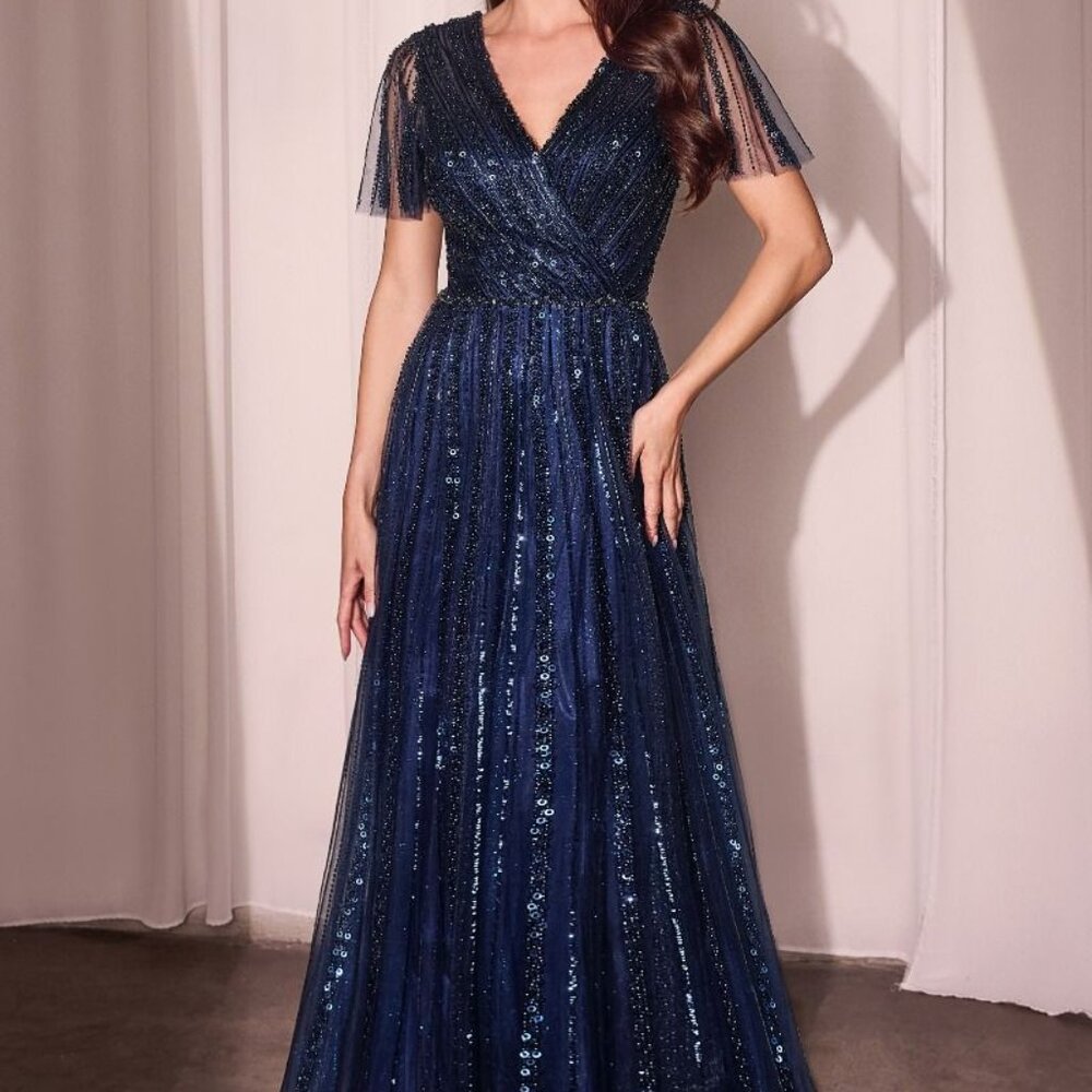 COPY - Modest formal dress. Reception ceremony bridesmaid mother of the bride n… - Picture 5 of 8